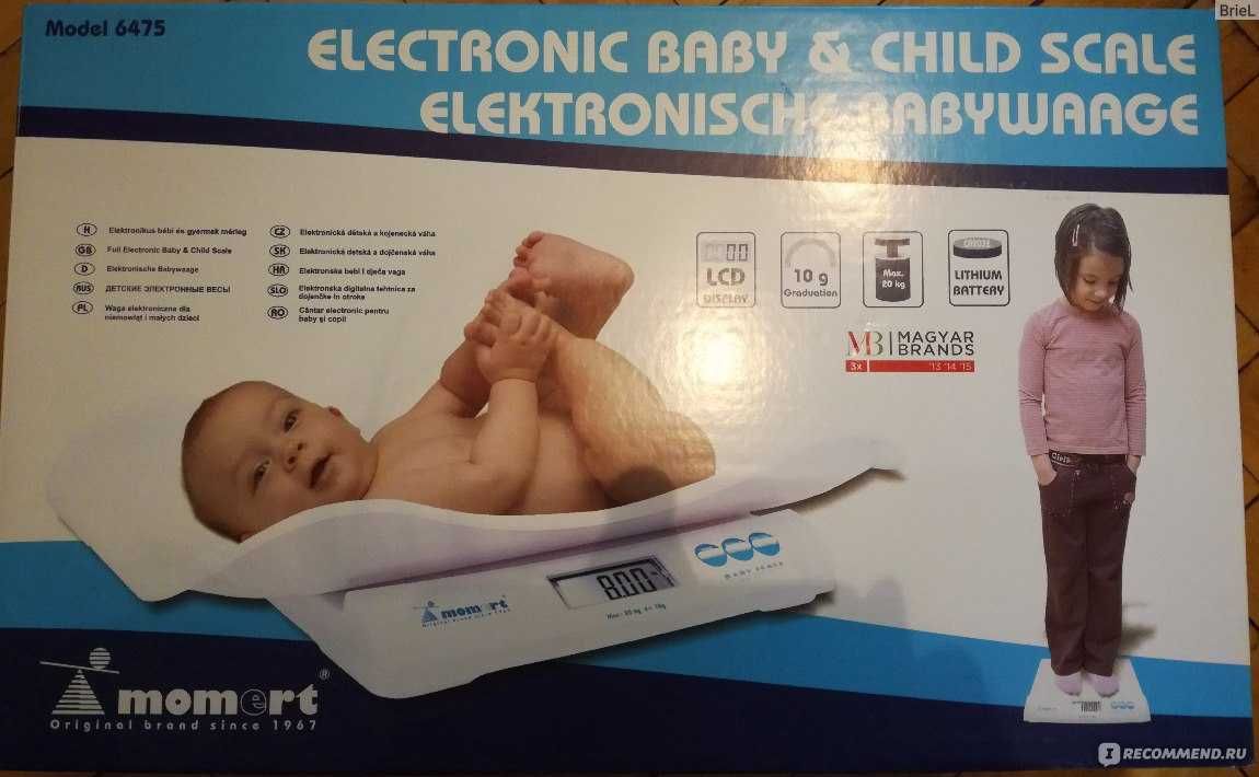 Весы для новорожденных электронные Momert 6475