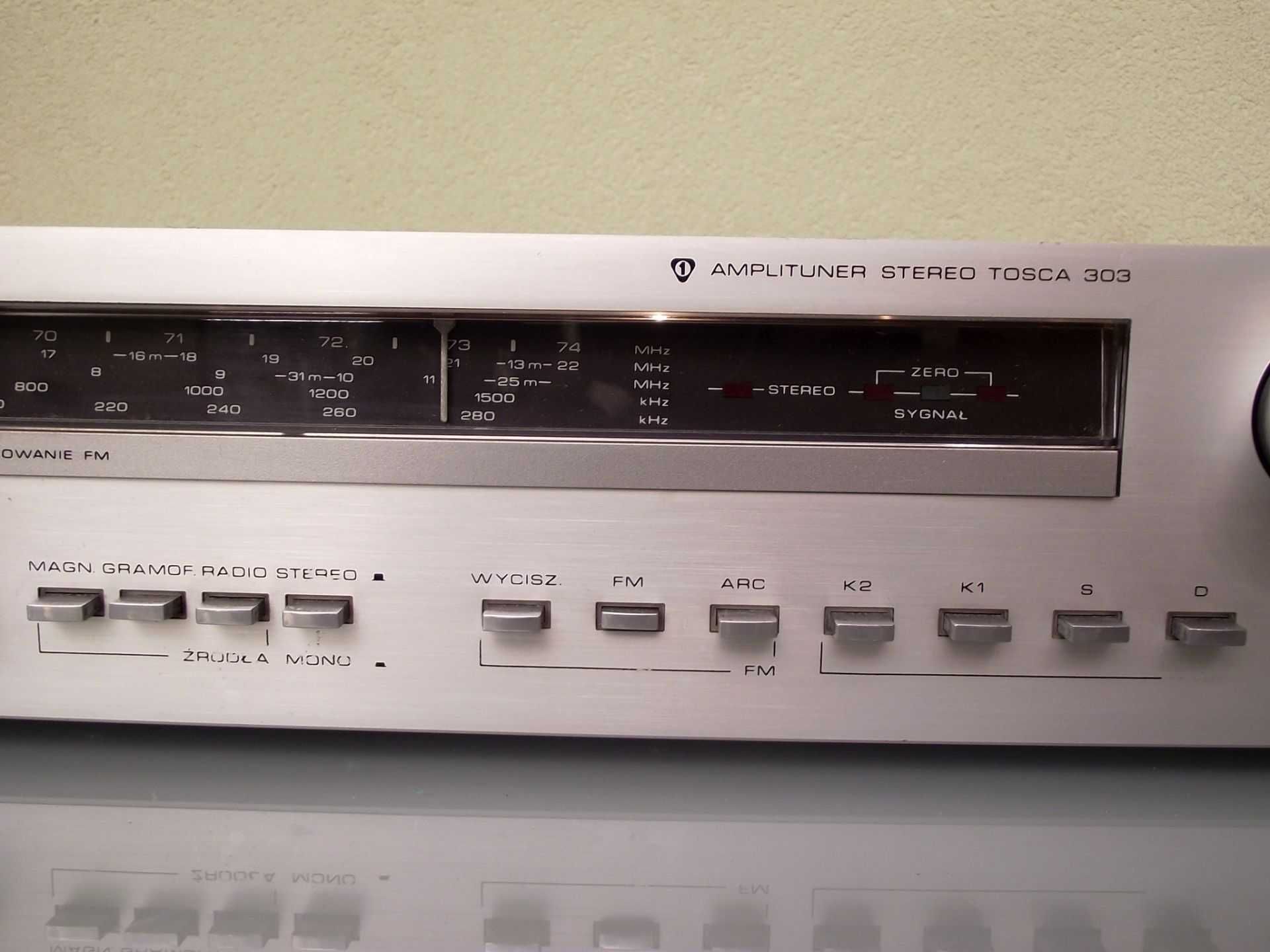 UNITRA - Wzmacniacz z radiem AWS-303 - Super stan! - Pełen orginał!
