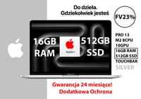 NOWY Apple MacBook Pro 13 M2 16GB RAM 512GB |GW-2LATA+UBEZPIECZ! FV23%