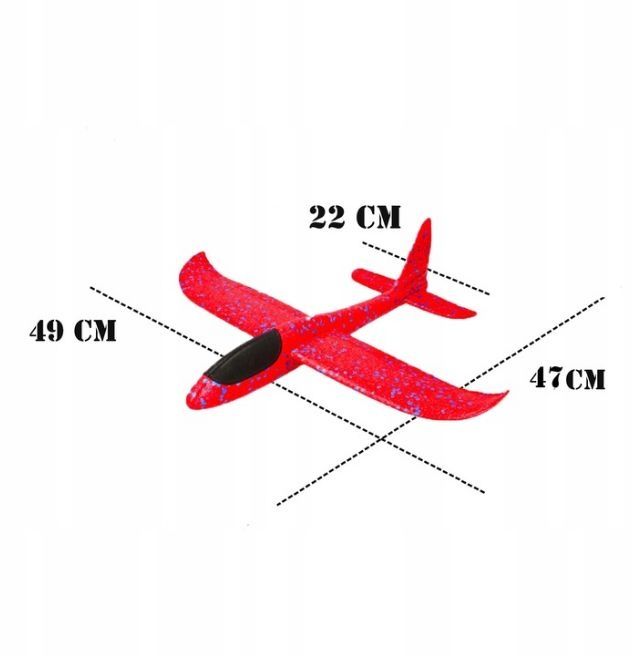 Samolot styropianowy szybowiec duży