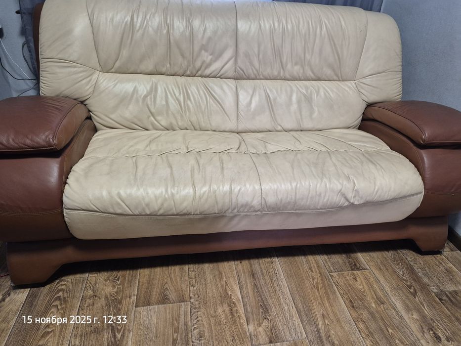 Шкіряний диван, кожаный диван