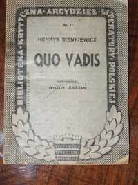 Quo vadis. Biblioteka krytyczna arcydzieł literatury polskiej (1946 r)