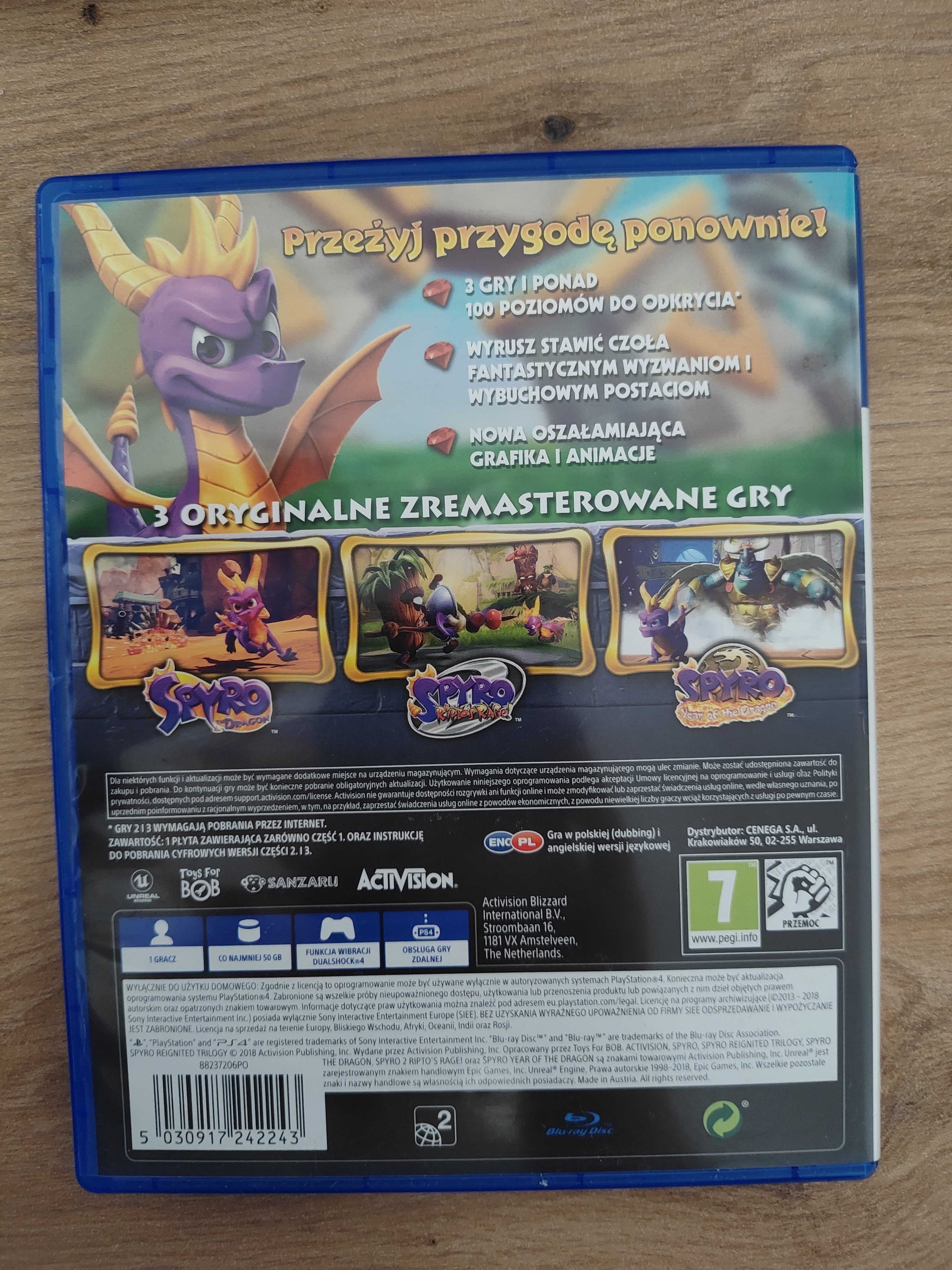 Spyro Reignited Trilogy playstation 4 Spyro Ps4