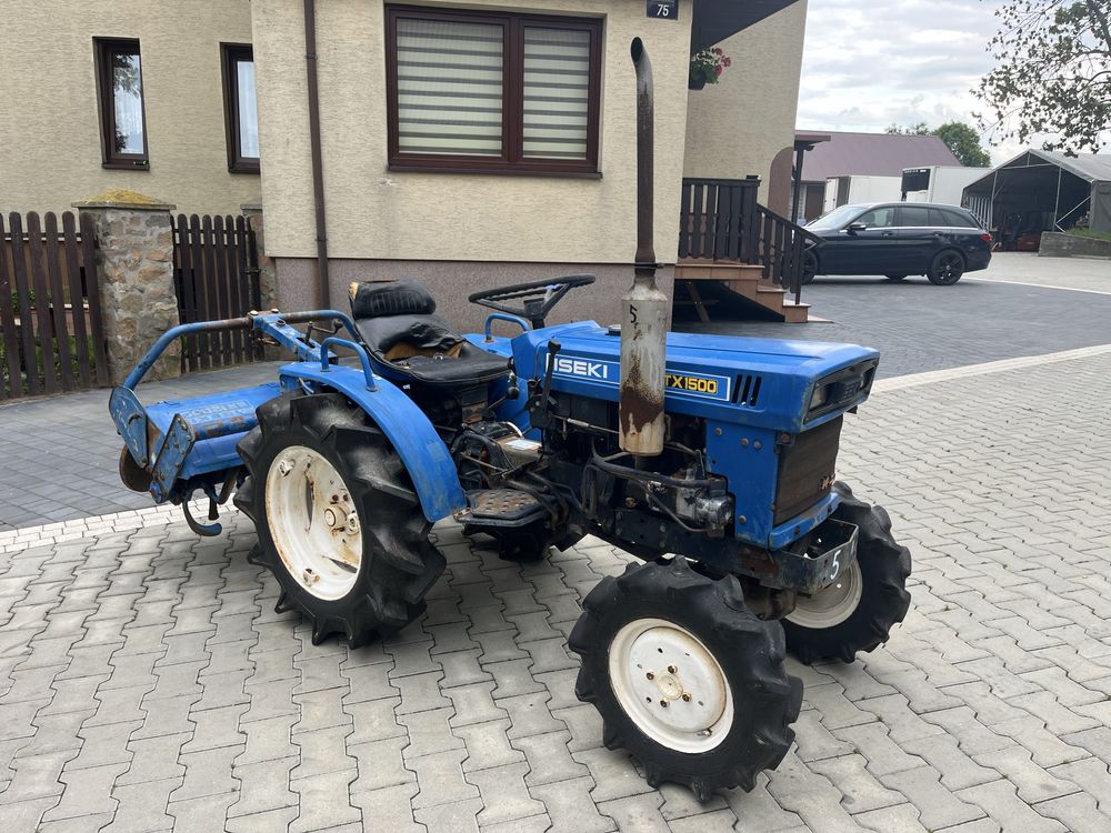 Traktorek iseki tx1500 4x4 glebogryzarka silnik mitsubishi