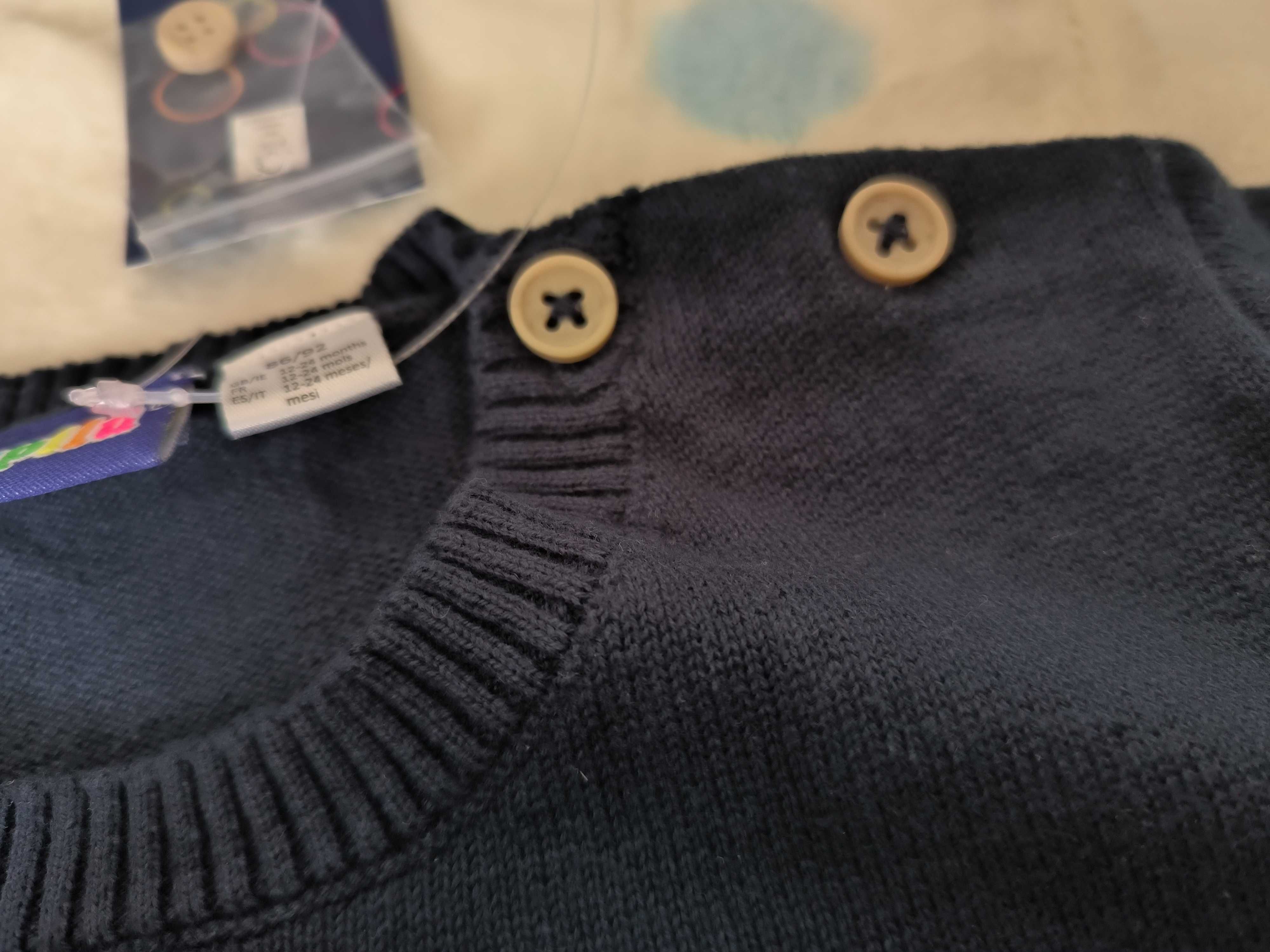 Nowy elegancki sweter kupili 86/92 bliźniaki