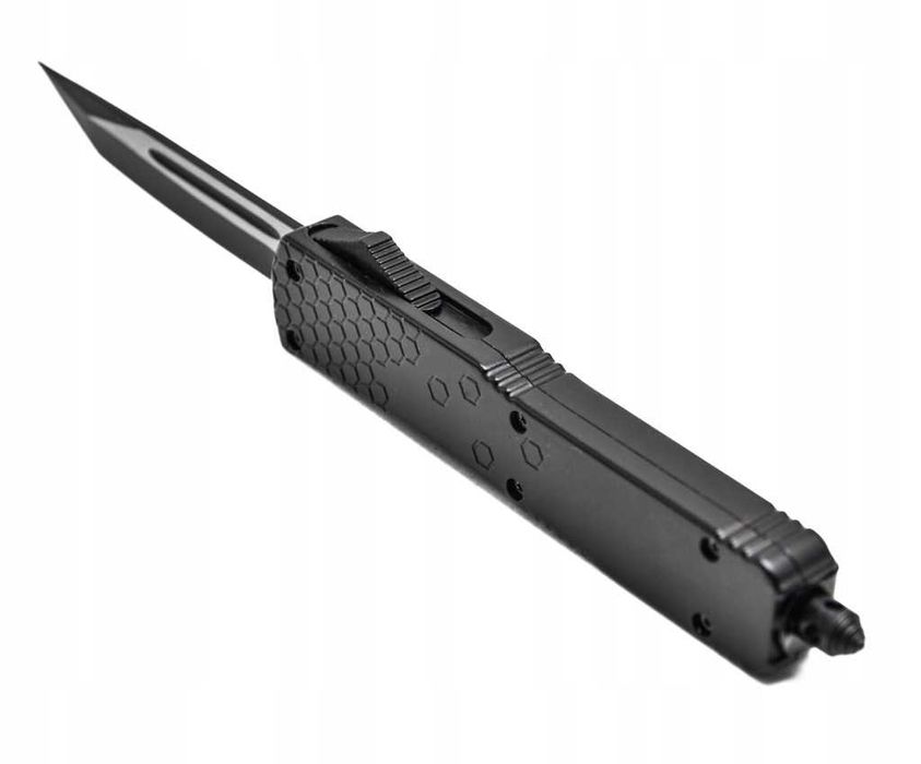 Nóż Sprężynowy Wysuwany Do Przodu Duży Mocny Metal Zbijak Do Szyb OTF