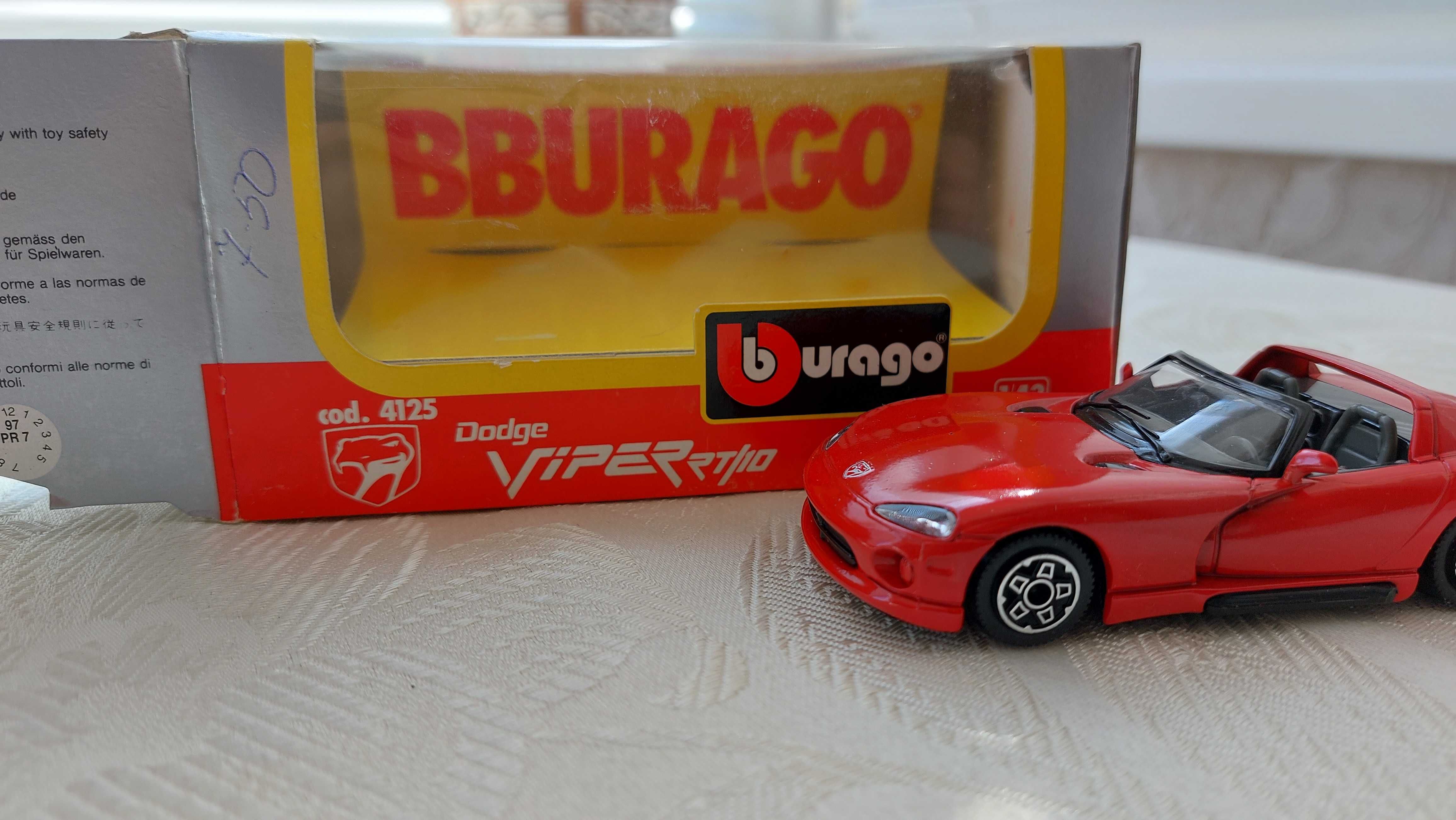 Масштабна модель Dodge Viper RT/10 (1:43) Bburago cod.4125