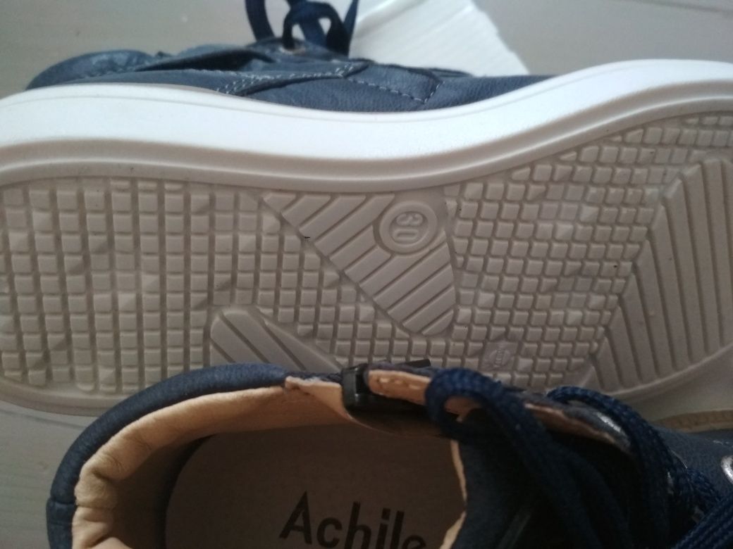 Кожаные демисезонные ботинки Achile