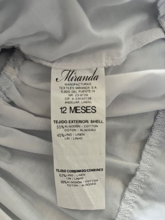 Vestido bebé menina Miranda