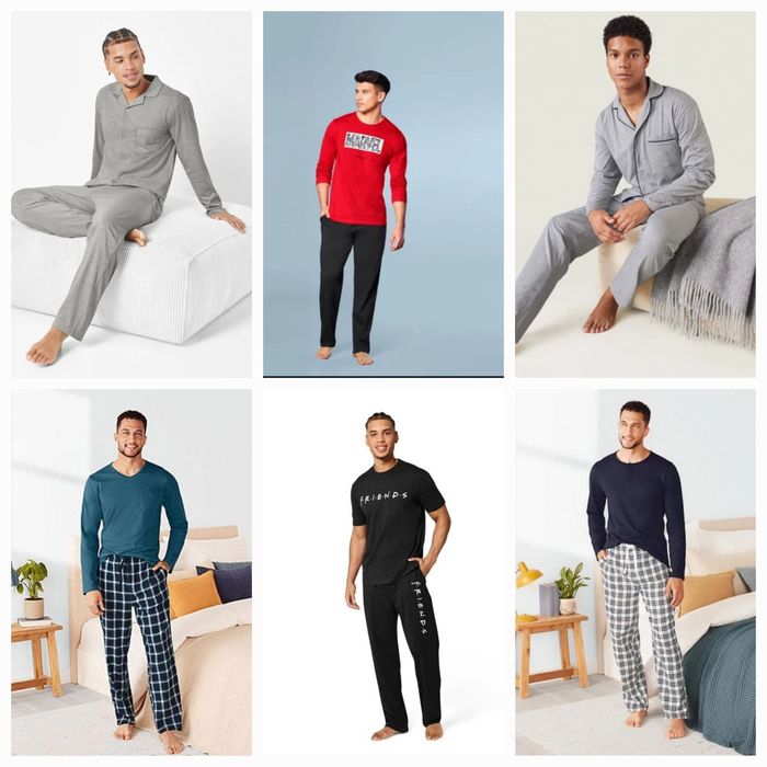 Флісова та бавовняна чоловіча піжама Livergy розміра від S до 2XL