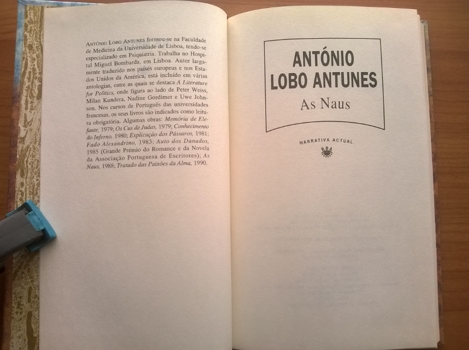 "As Naus" - António Lobo Antunes (portes grátis)