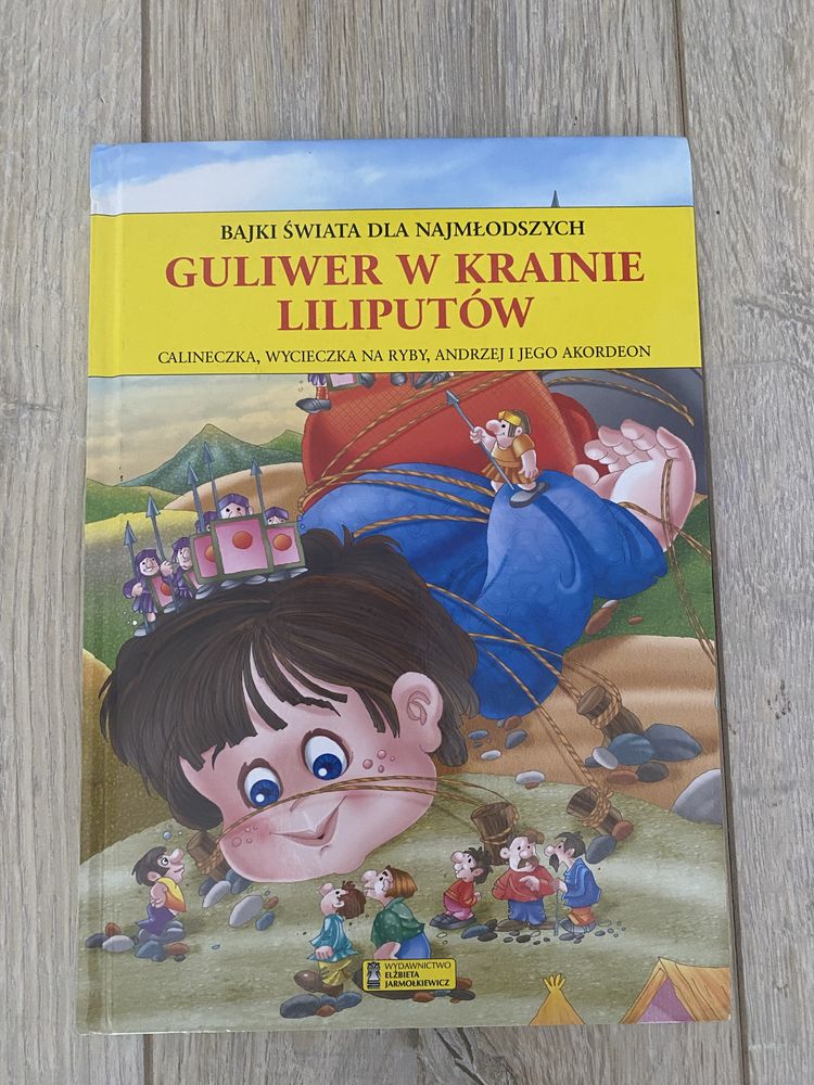 Książka bajka guliwer w krainie czarów