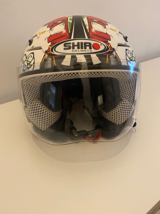 Capacete aberto Shiro como novo