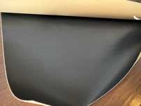 Czarna eko skora derma ekologiczna ok 50x137cm