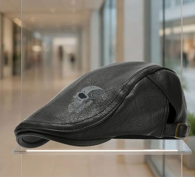 Kaszkiet skórzany smykówka