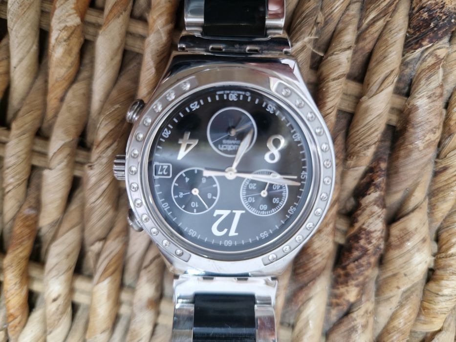 Swatch unisex watch irony chrono dreamnight YCS485GC