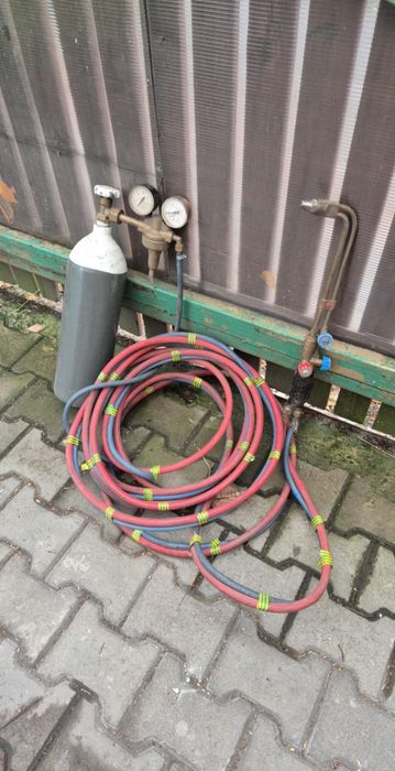 Zestaw do spawania gazowego tlenowego palnik tlenowy z reduktorem