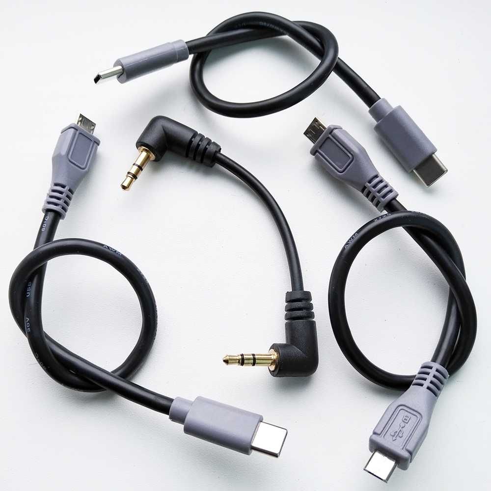 кабель короткий micro USB - type C для плеера, ЦАПа и т. п.
