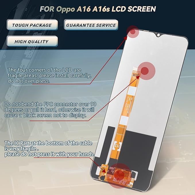 rongzy zamiennik ekranu do oppo a16 z narzędziami x