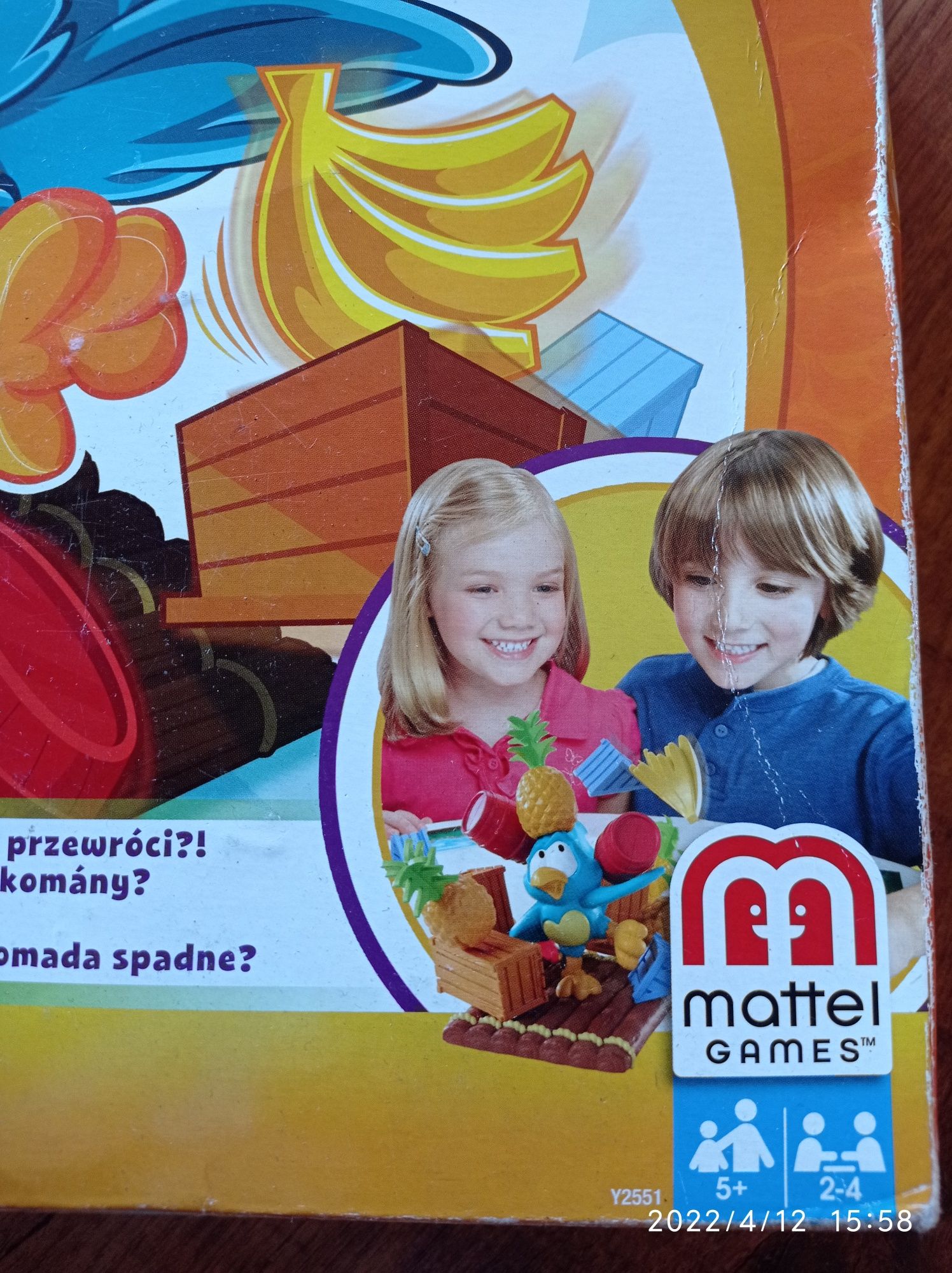 Gra zręcznościowa Papuzia Tratwa Mattel oryginalna kompletna