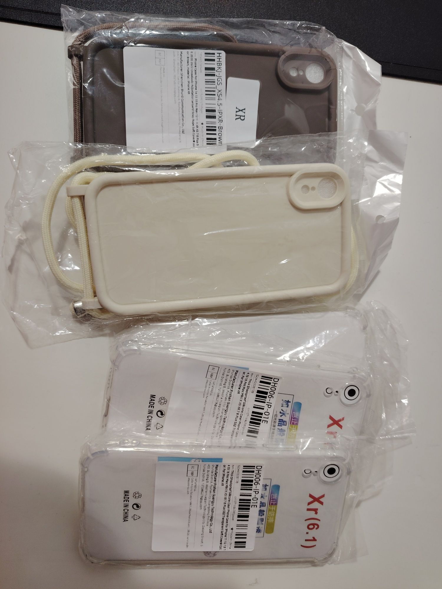 Pack 5 capas para iPhone XR