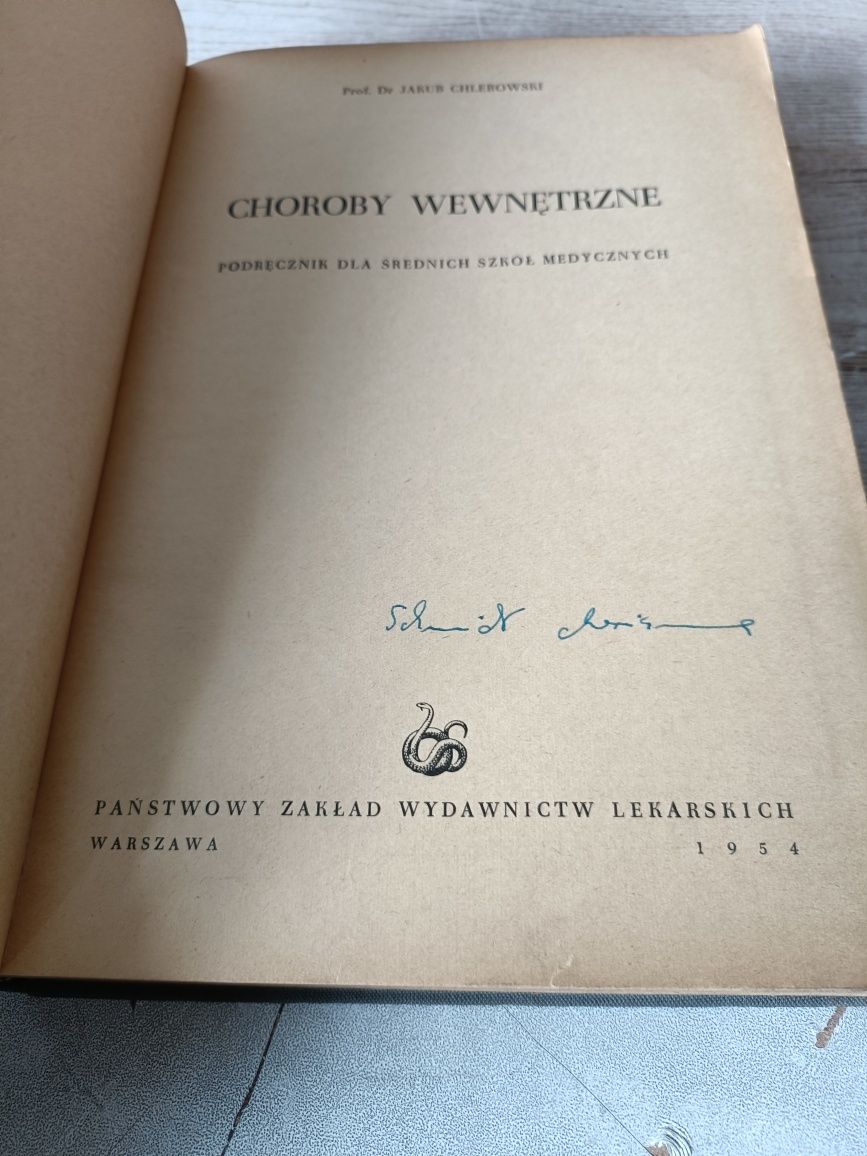 Choroby wewnętrzne J.Chlebowski