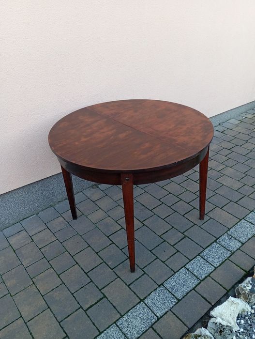 Stół okrągły PRL Transport