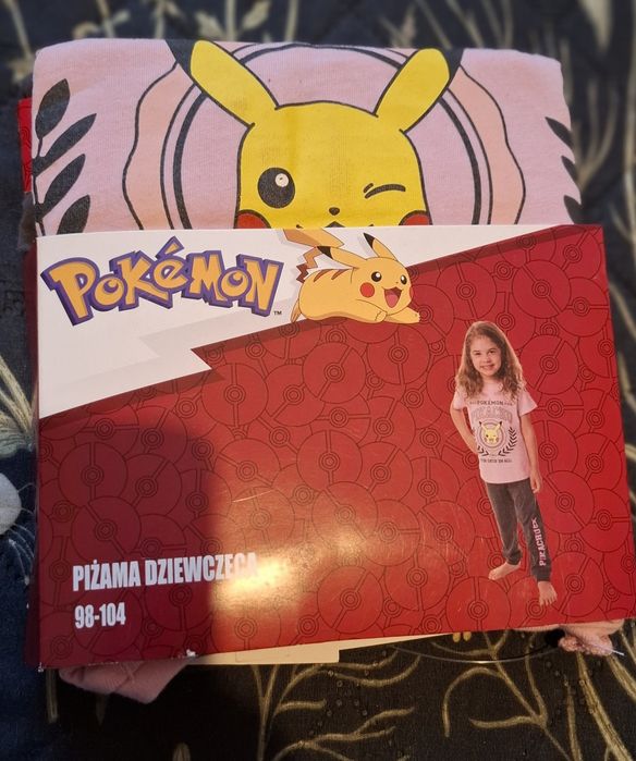 Pokemon piżama dziewczynka 98-104 Nowa