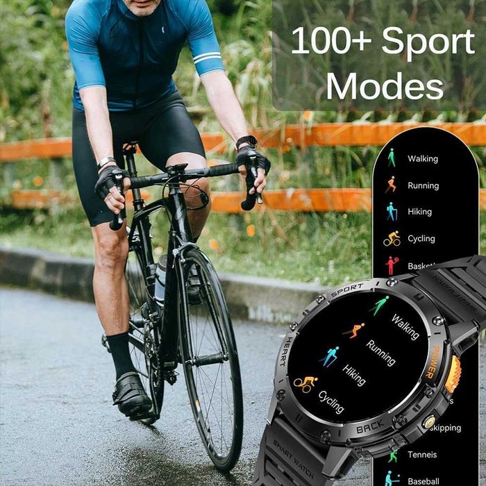 Smartwatch K65 do połączeń Bluetooth Ekran AMOLED