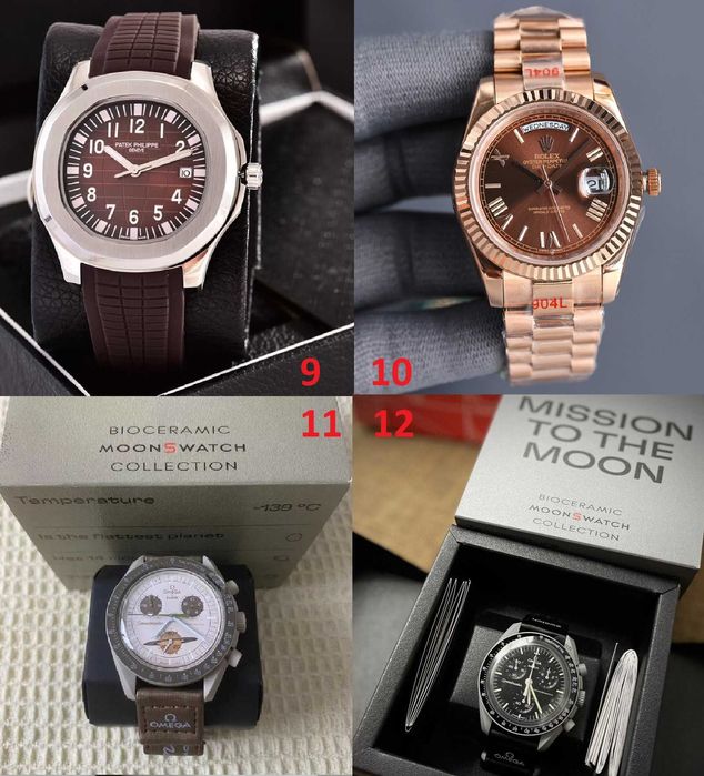 Relógio mecânico Tissot / Omega / Swatch e luxo