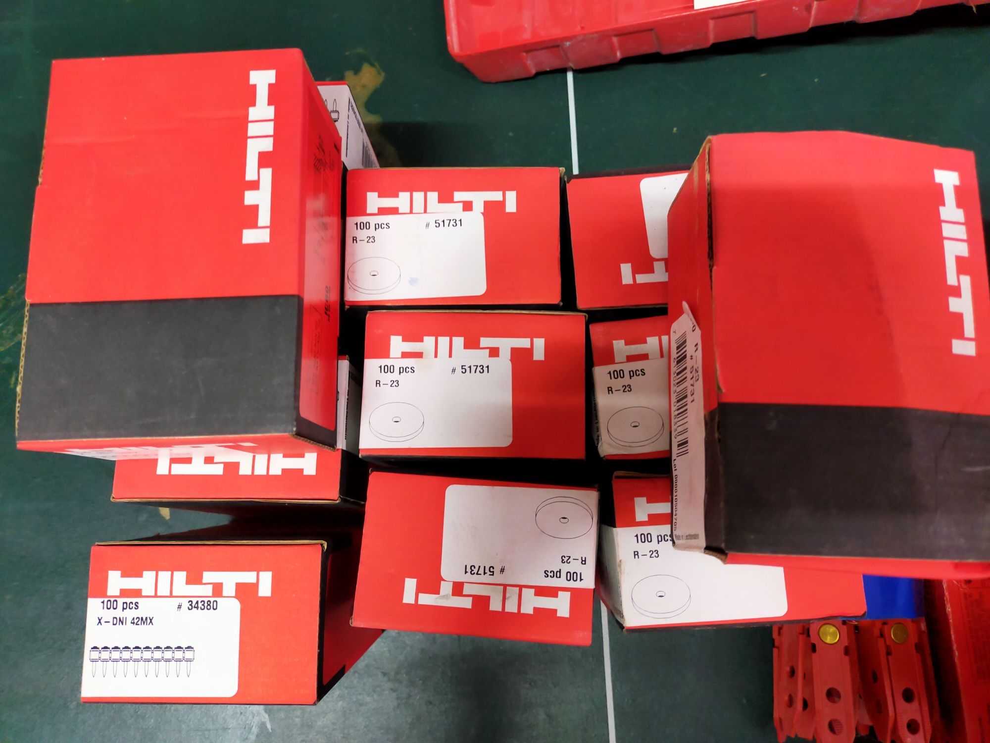 HILTI gwoździe i podkładki stalowe