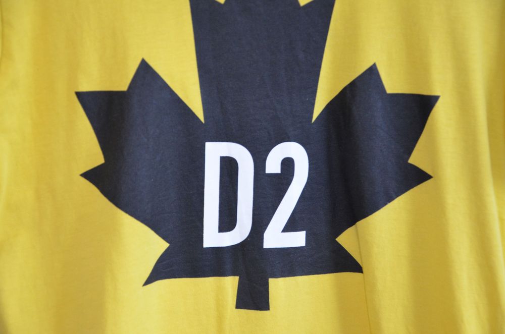 DSQUARED2 t-shirt 12 lat  żółta