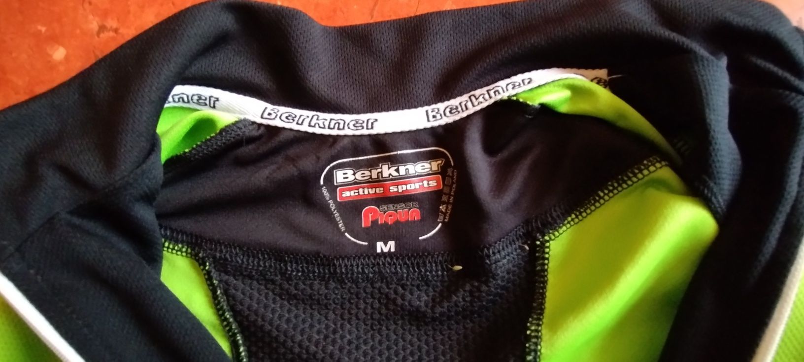 Koszulka kolarska Berkner Active Spors Sygnowany zamek