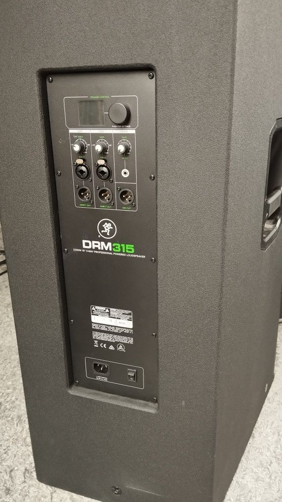 2 szt. MACKIE DRM 315 Kolumny aktywne Trojdrożne 137 db
