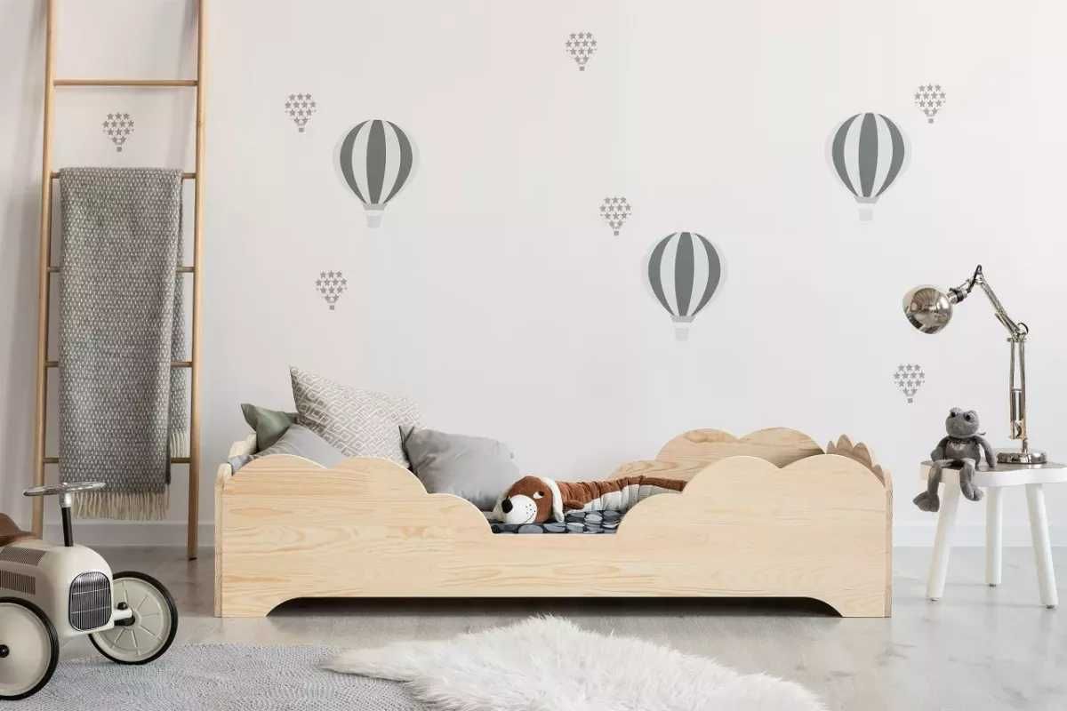 Drewniane łóżko dziecięce 90x180 Białe - Kurier GRATIS! (47)