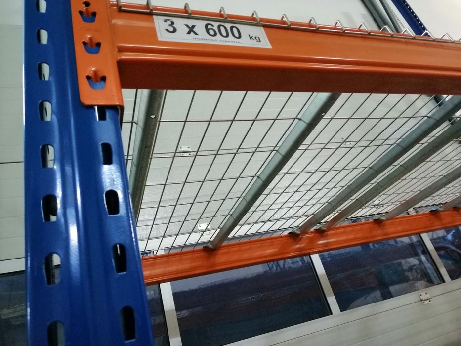 Regały magazynowe półkowe paletowe siatka przemysłowe
