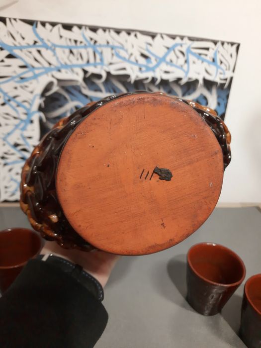 Набор штоф стакани кераміка ссср Виноградів