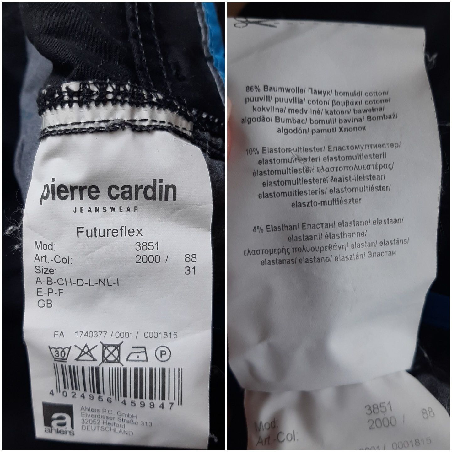 Spodnie męskie xxl pierre cardin