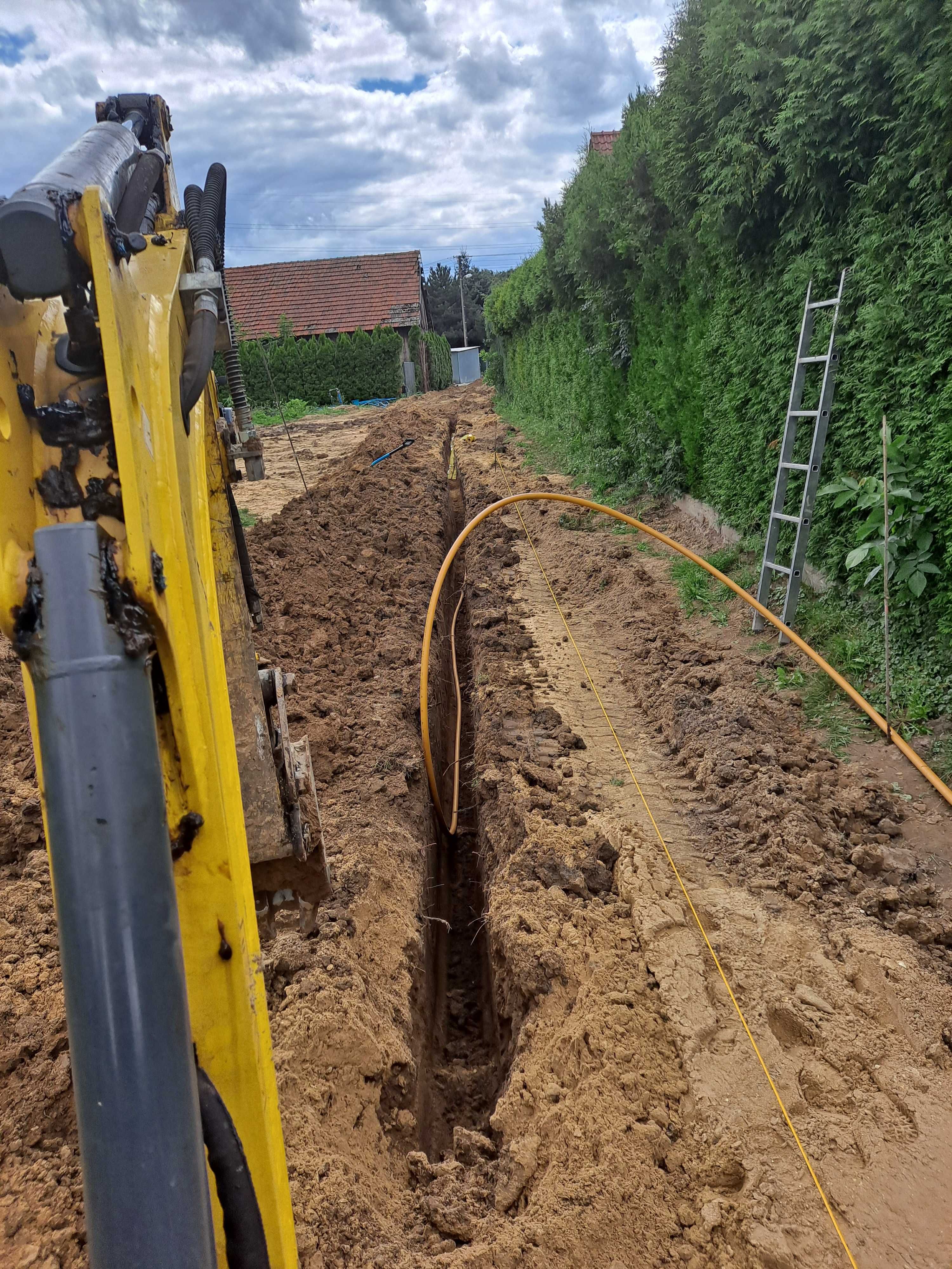 Usługi minikoparką, wynajem minikoparki, prace ziemne, wywrotka 3,5 t