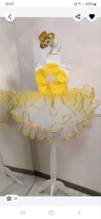 Костюм квіточки. Дуже гарна сукня для дівчинки 3-4 роки