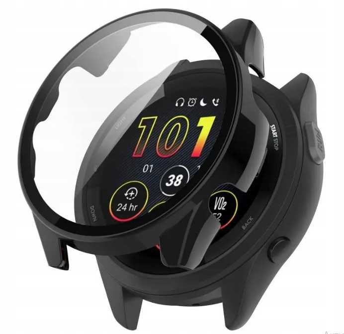 Etui z wbudowanym szkłem do Garmin Forerunner 165 ttst1022