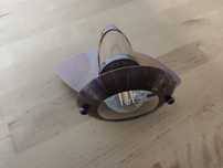 Kinkiet drewno/metal