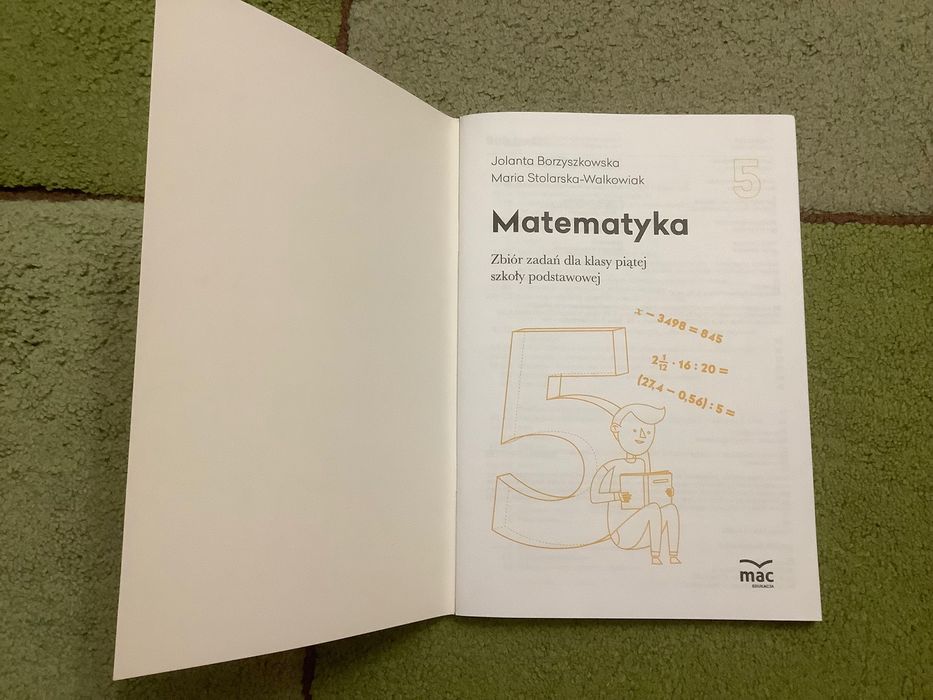 Zbiór zadań Matematyka klasa 5 MAC Edukacja