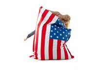 Poducha PUFA BEANBAG USA - bez wypełnienia[tylko wysyłka