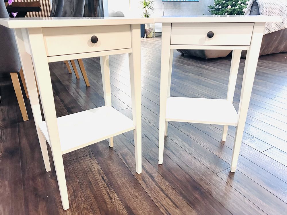 Ikea hemnes dwa stoliki szafki nocne