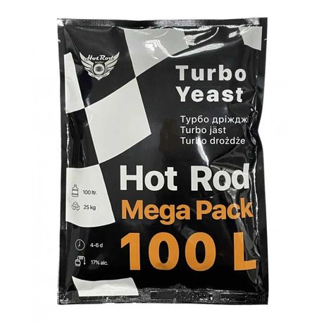 Турбо-дрожжи Hot Rod Mega Pack 100L, 360 г