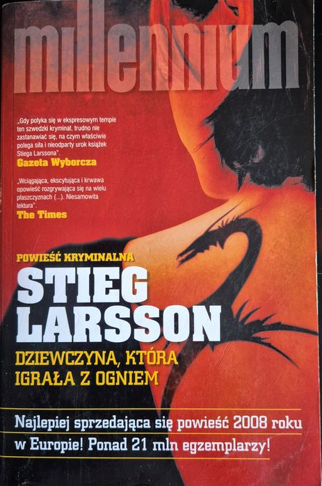 Dziewczyna, która igrała z ogniem. Stieg Larsson