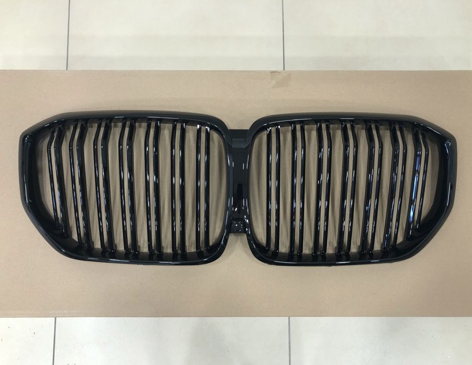 Ноздри на BMW X5 G05 Черные Глянцевые двойные F10 F15 F30 F25 Е70 E60