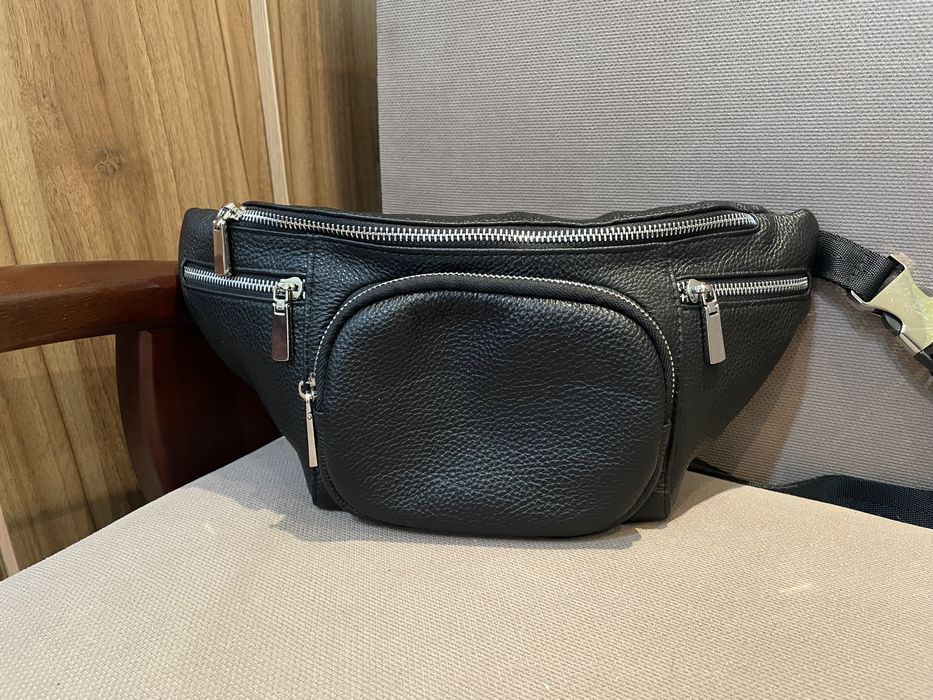 Поясная сумка,Бананка (натуральная кожа )