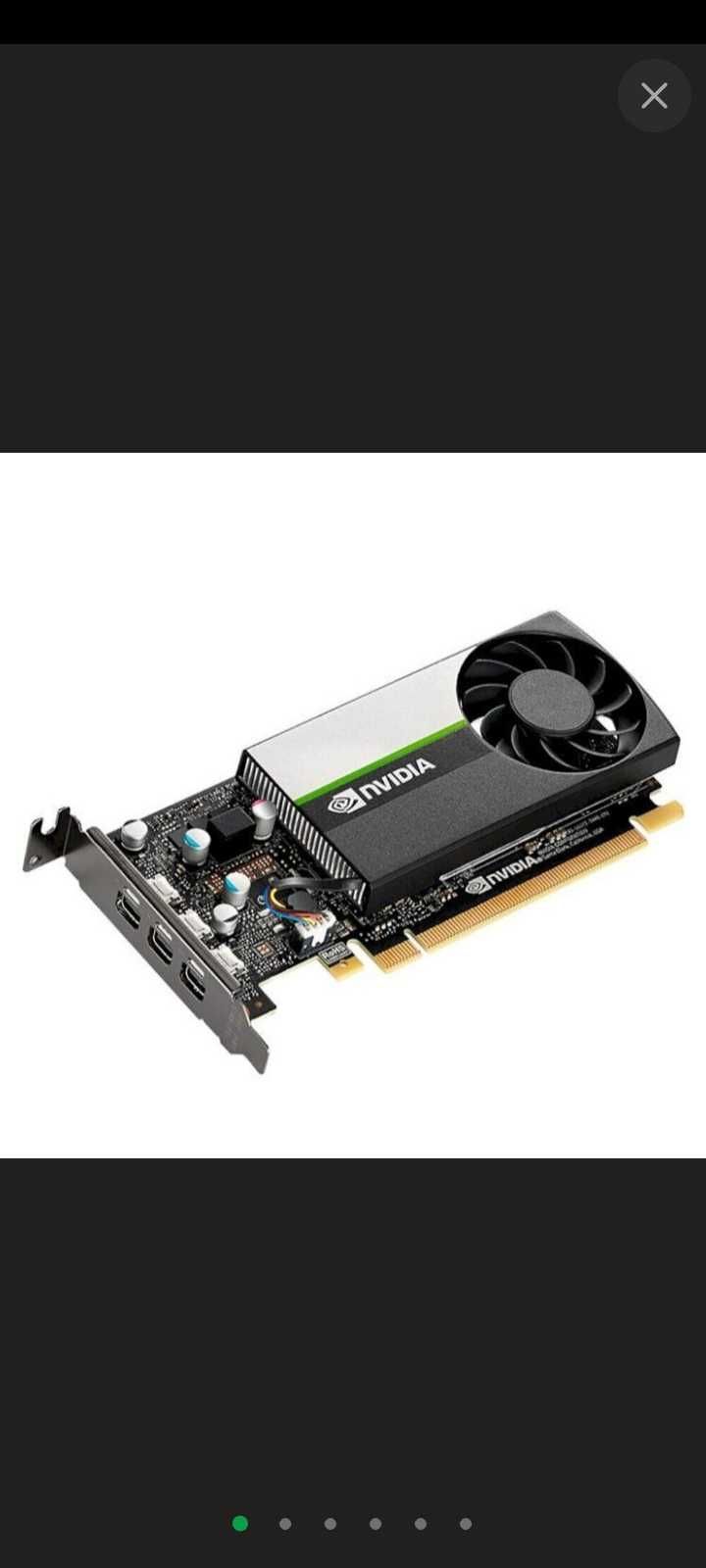 Видеокарта nvidia Т400 4gb. ddr6.